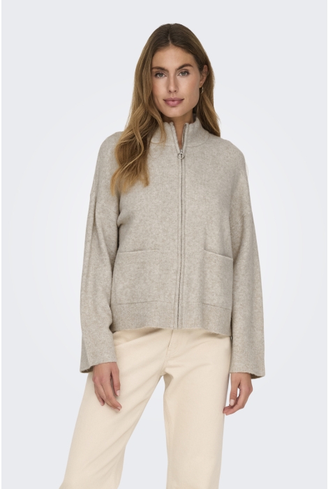 Jacqueline de Yong jdyana life l/s zip pocket cardigan