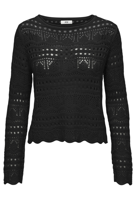 Jacqueline de Yong jdysun lay l/s boatneck pullov. knt