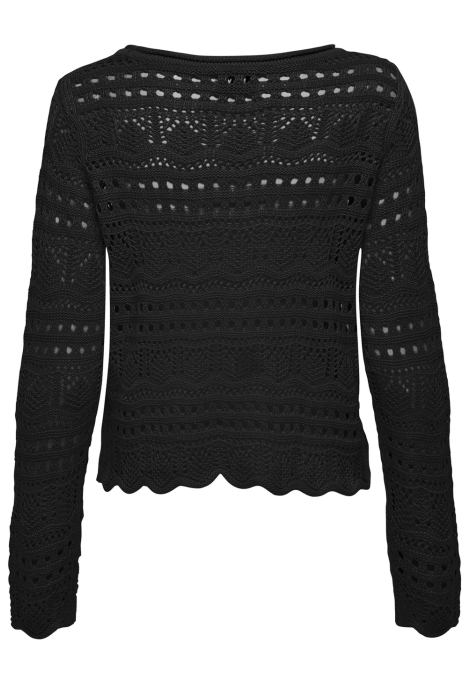 Jacqueline de Yong jdysun lay l/s boatneck pullov. knt