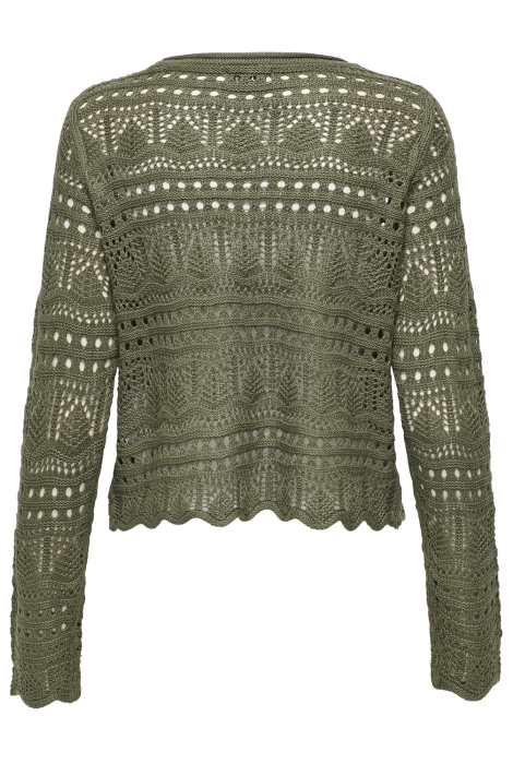 Jacqueline de Yong jdysun lay l/s boatneck pullov. knt