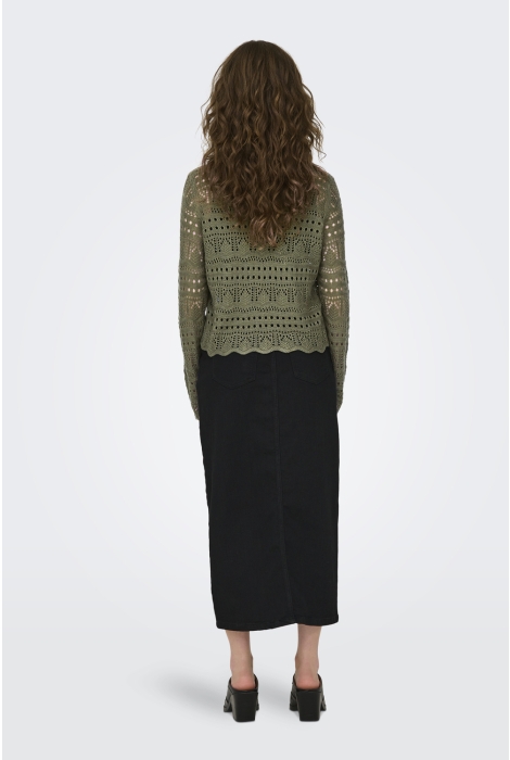 Jacqueline de Yong jdysun lay l/s boatneck pullov. knt