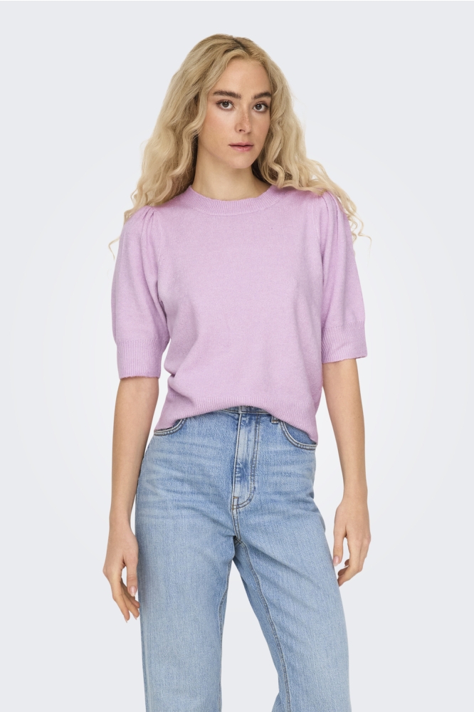 ONLRICA LIFE 2/4 PULLOVER KNT NOOS 15318551 Pastel Lavender W.Melange