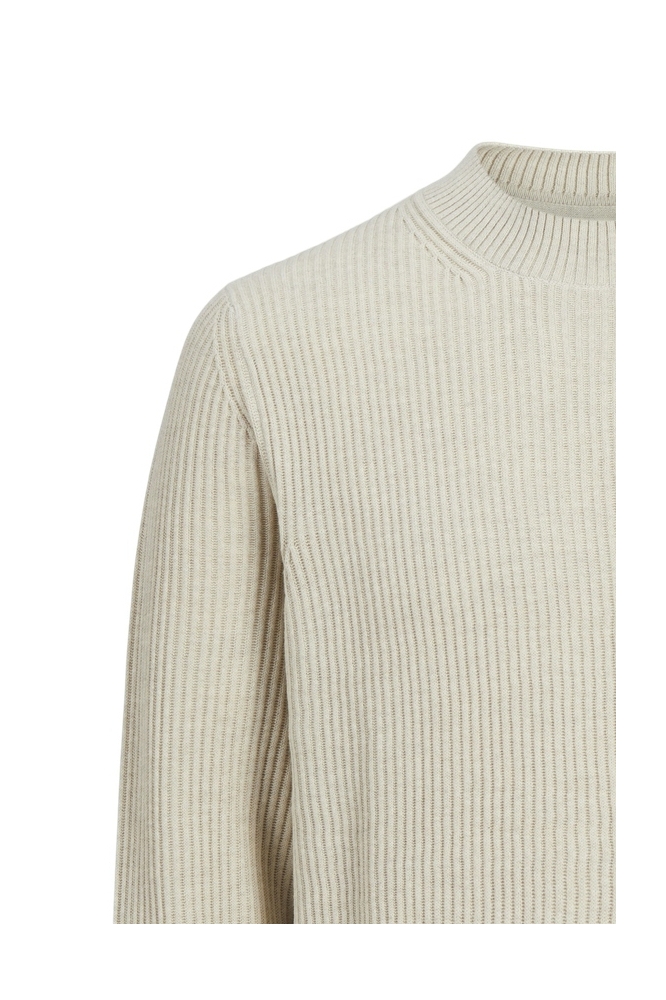 JPRBLALIAM KNIT MOCK NECK 12273146 Greige/Melange