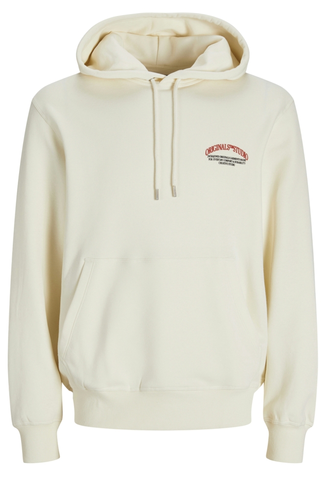 JORFREDERIKSBERG MARGATE SWEAT HOOD 12265823 ANTIQUE WHITE/SCAN