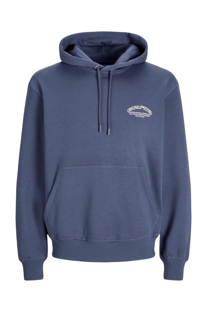 JORFREDERIKSBERG MARGATE SWEAT HOOD 12265823 NIGHTSHADOW BLU/SCAN