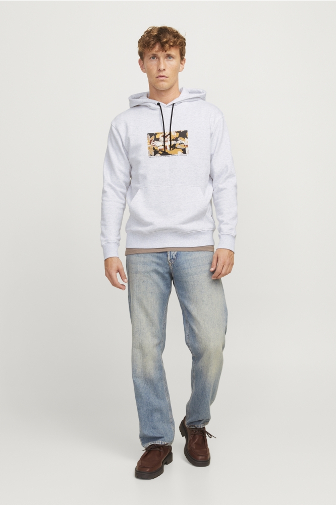 JORVESTERBRO NEWTON BOXFRONT SWEAT 12266801 White Melange