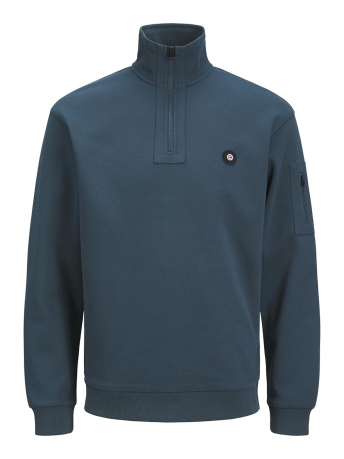 Jack & Jones Trui JCODONALD HALF ZIP SWEAT SMU 12271425 MIDNIGHT NAVY