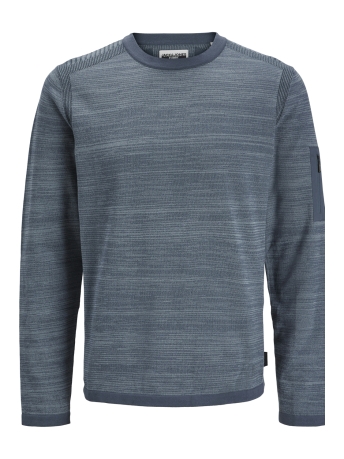 Jack & Jones Trui JCOMACE KNIT CREW NECK SMU 12270974 Midnight Navy/Melange