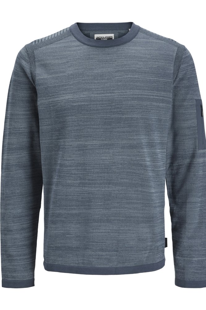 JCOMACE KNIT CREW NECK SMU 12270974 Midnight Navy/Melange