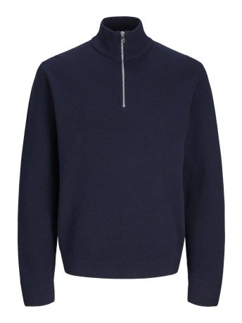 Jack & Jones Trui JPRBLAMILANO STITCH KNIT HALF ZIP S 12259664 NAVAL ACADEMY/MELANGE