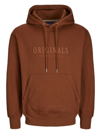 Jack & Jones Trui JORFREDERIKSBERG SWEAT HOOD SN 12262811 Brandy Brown