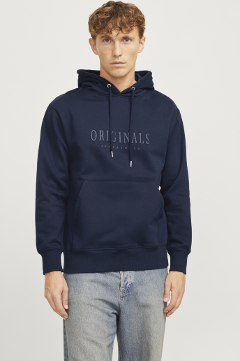 Jack & Jones Trui JORFREDERIKSBERG SWEAT HOOD SN 12262811 Sky Captain