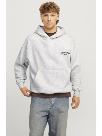 Jack & Jones Trui JORROXBURY BACK SWEAT HOOD LN 12265759 WHITE MELANGE