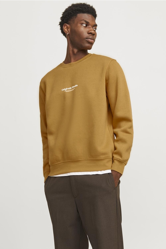 JORVESTERBRO SWEAT CREW NECK NOOS 12241694 Honey Yellow