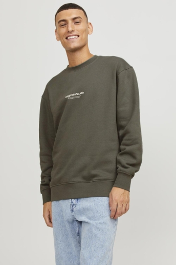 Jack & Jones Trui JORVESTERBRO SWEAT CREW NECK NOOS 12241694 KALAMATA