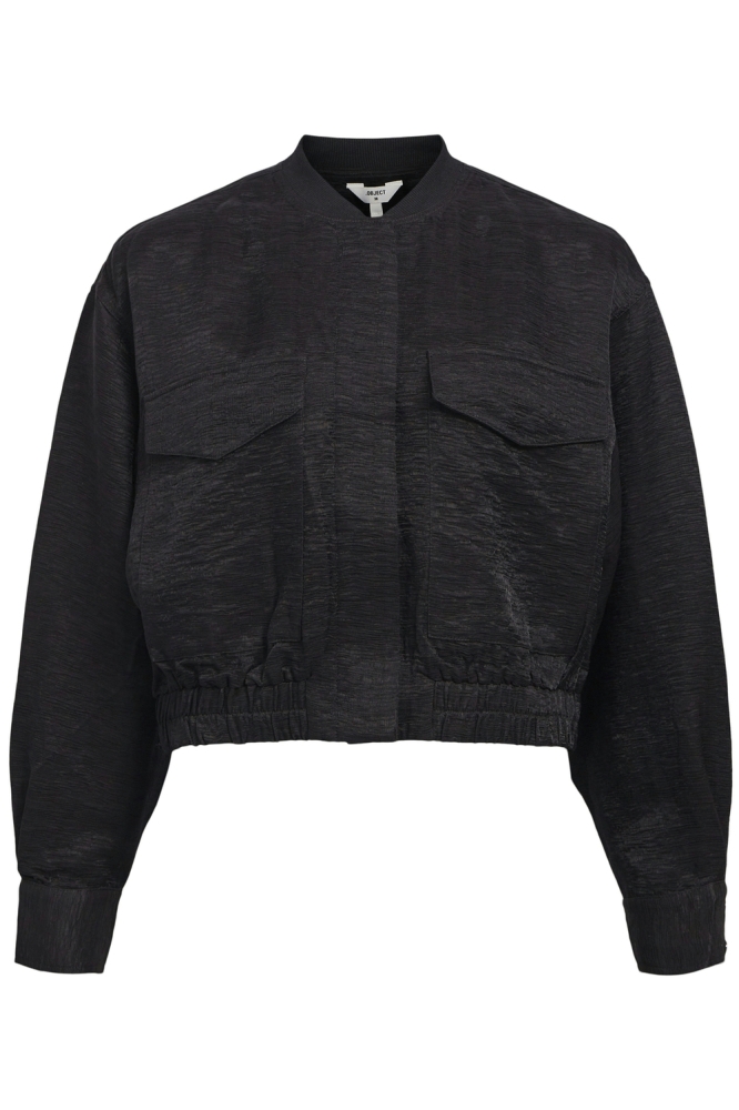 OBJELLEN LO L/S SHIRT 135 23045303 BLACK