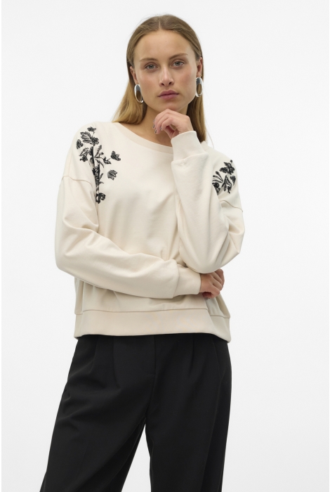 Vero Moda vmhelen trina ls sweat box jrs ga