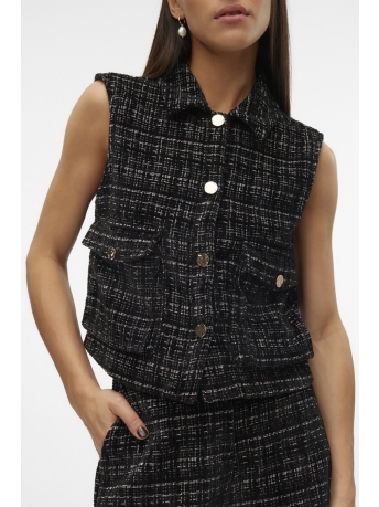 Vero Moda Vest VMCLEVER WIDE VEST WVN 10317548 BLACK