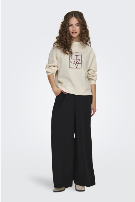 Jacqueline de Yong jdybambi l/s emb sweat jrs