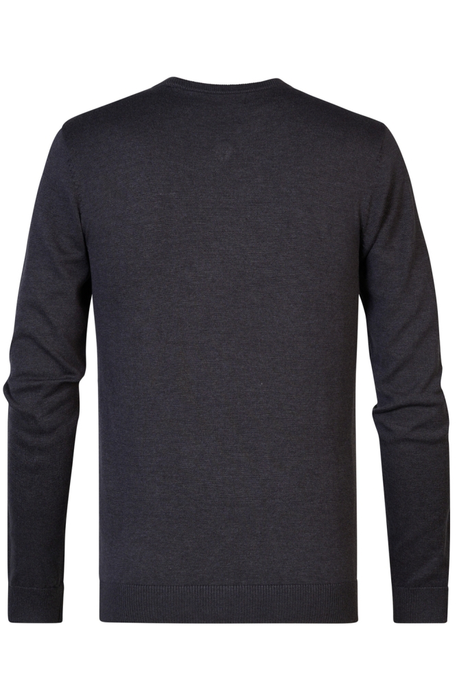 KNITWEAR V NECK BASIC M 3040 KWV200 5120 Sky Captain