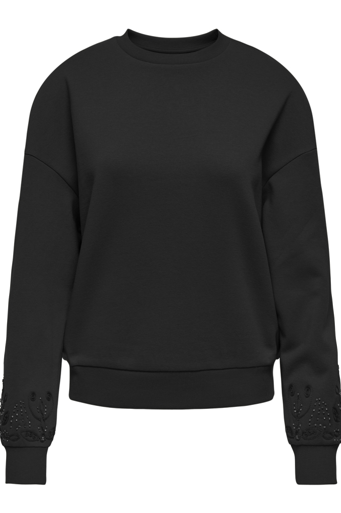 ONLCORA L/S O-NECK SWT 15337714 BLACK/ISELYN