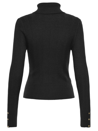 Only Trui ONLAIDA LS STRUCTURE ROLLNECK CC KN 15337790 BLACK