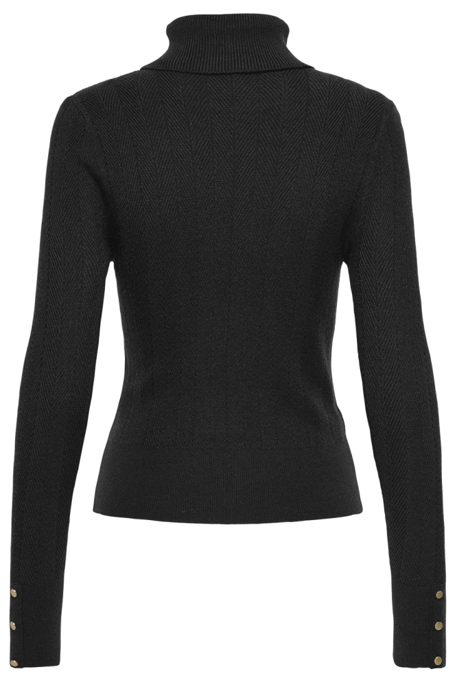 ONLAIDA LS STRUCTURE ROLLNECK CC KN 15337790 BLACK