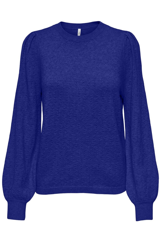 ONLKATIA LS STRUCTURE PUFF O-NECK C 15336937 Clematis Blue