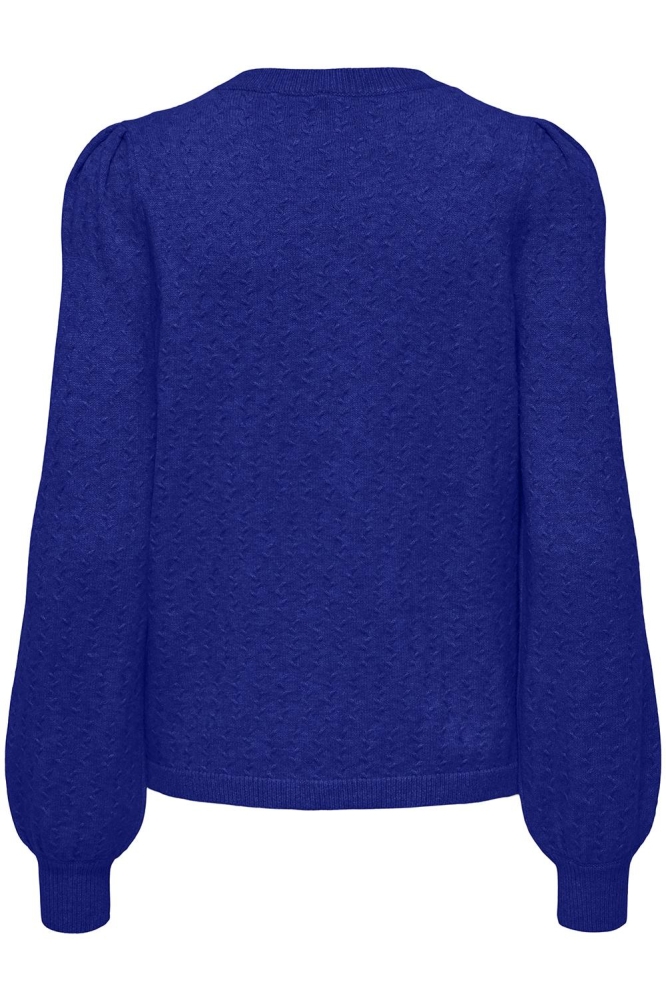 ONLKATIA LS STRUCTURE PUFF O-NECK C 15336937 Clematis Blue