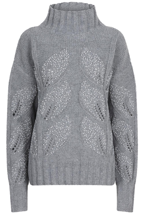 EsQualo sweater melange col pearl