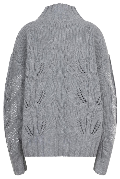 EsQualo sweater melange col pearl