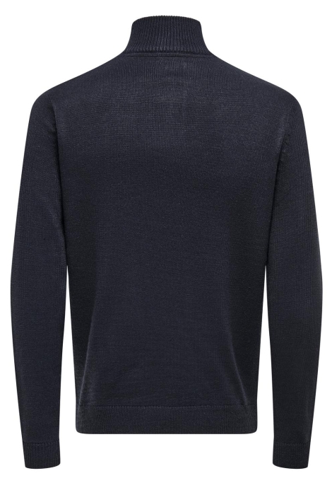 Only & Sons onsrees reg 7 btn high neck knit cs