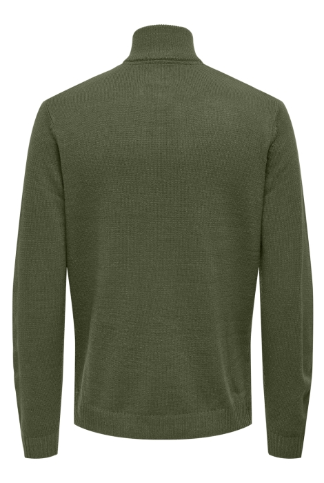 Only & Sons onsrhett reg 7 half zip knit cs