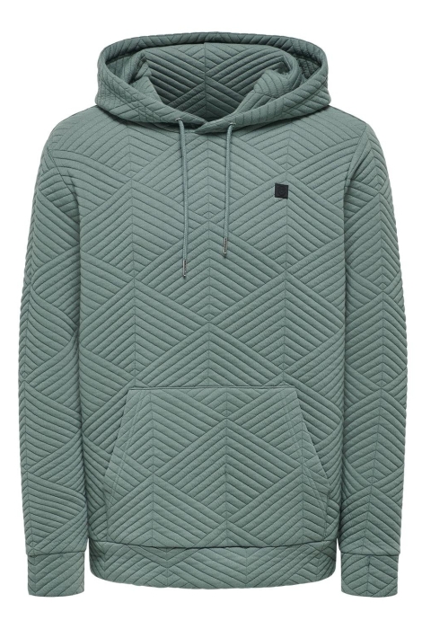 Only & Sons onskyle reg quilt hoodie 3608 swt