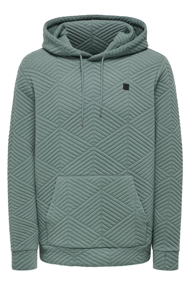 ONSKYLE REG QUILT HOODIE 3608 SWT 22023608 Balsam Green