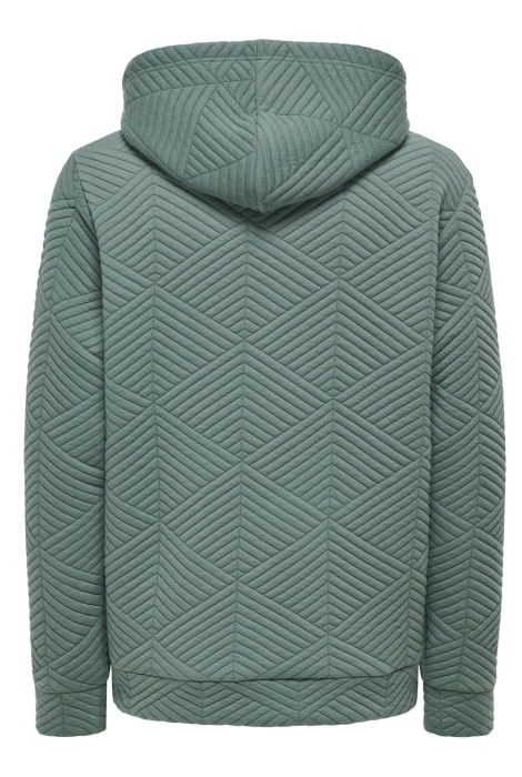 Only & Sons onskyle reg quilt hoodie 3608 swt