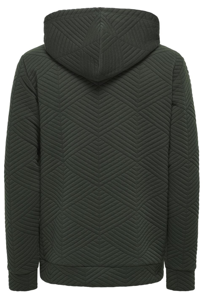 ONSKYLE REG QUILT HOODIE 3608 SWT 22023608 Peat