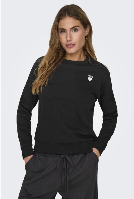 Jacqueline de Yong jdyparis l/s emb sweat jrs