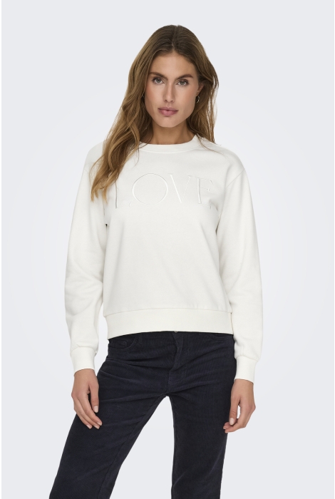 Jacqueline de Yong jdyparis l/s emb sweat jrs