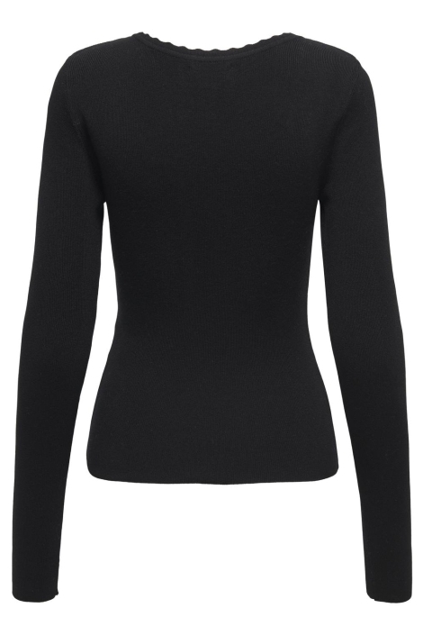 Jacqueline de Yong jdycirkeline l/s scallop edge pull