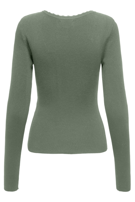 Jacqueline de Yong jdycirkeline l/s scallop edge pull