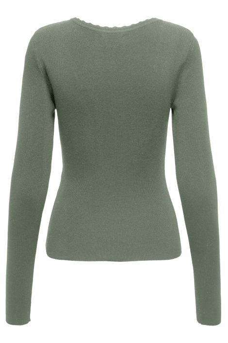 Jacqueline de Yong jdycirkeline l/s scallop edge pull