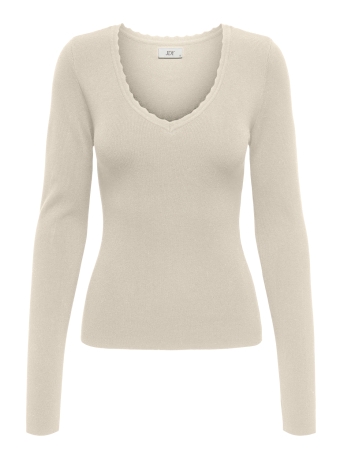 Jacqueline de Yong Trui JDYCIRKELINE L/S SCALLOP EDGE PULL 15338984 Birch