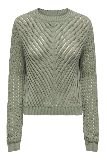 Jacqueline de Yong Trui JDYELLIS L/S O-NECK PULLOVER KNT 15339175 Sea Spray