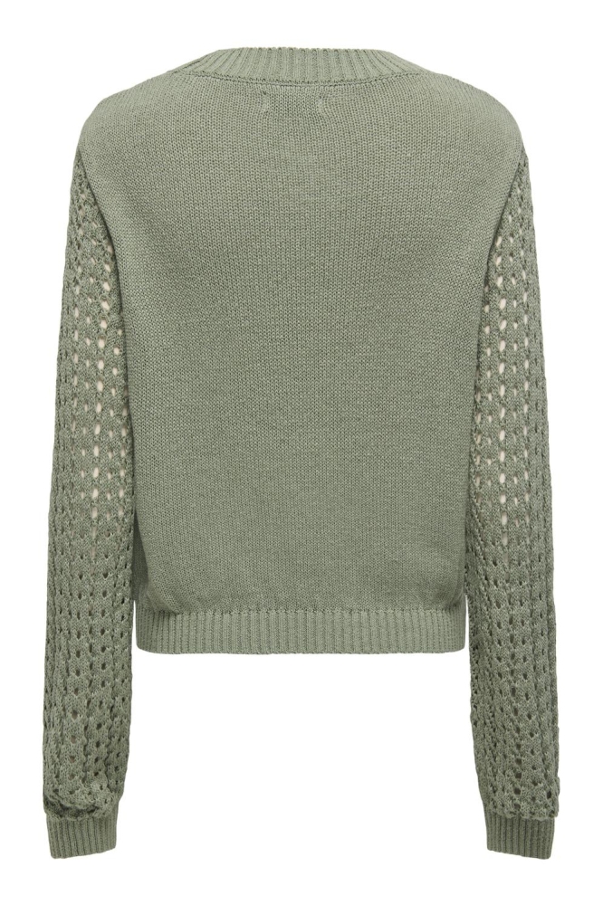 JDYELLIS L/S O-NECK PULLOVER KNT 15339175 Sea Spray