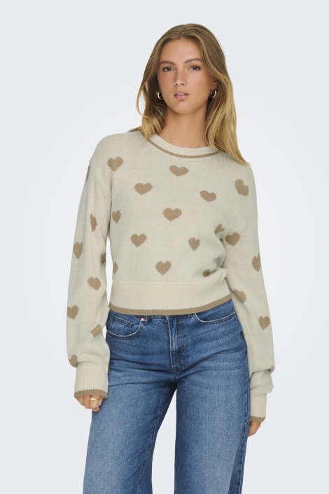 Jacqueline de Yong jdyromance l/s jacq. pullover knt n