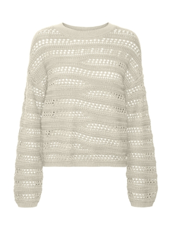 Vero Moda Trui VMLILJA LS O-NECK PULLOVER GA 10321472 Birch