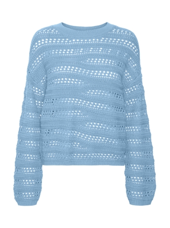 Vero Moda Trui VMLILJA LS O-NECK PULLOVER GA 10321472 Airy Blue