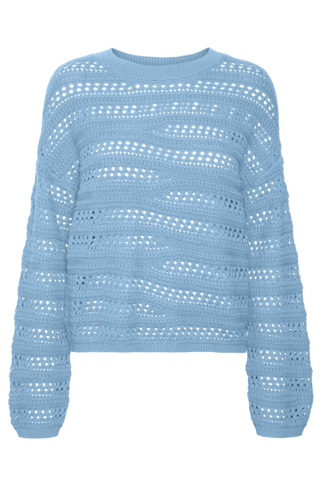 VMLILJA LS O-NECK PULLOVER GA 10321472 Airy Blue