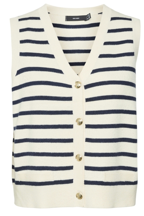 Vero Moda vmsaba sl v-neck button vest ga fr